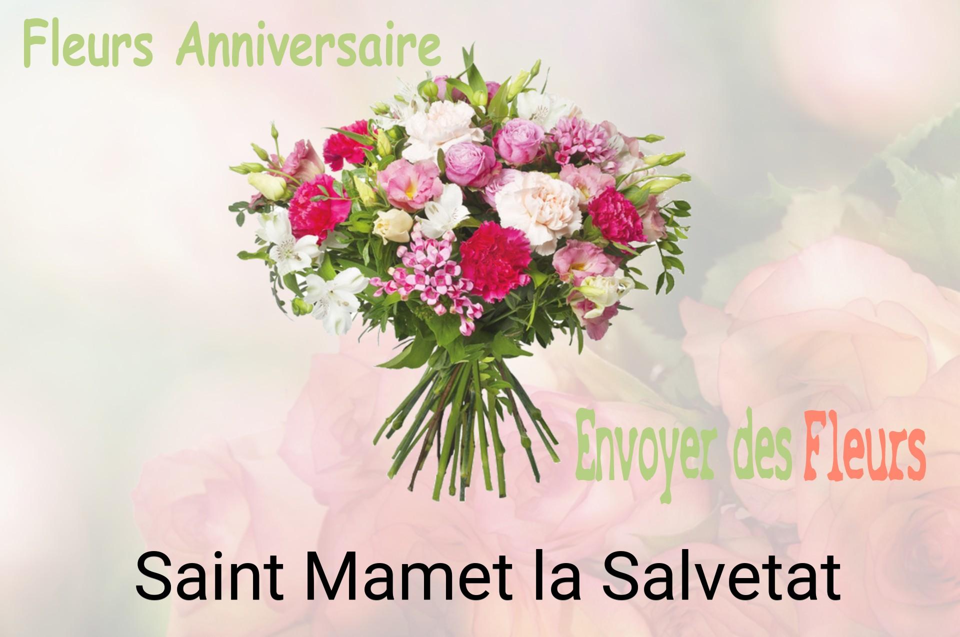Bouquet de fleurs d’anniversaire livré à Saint-Mamet-la-Salvetat